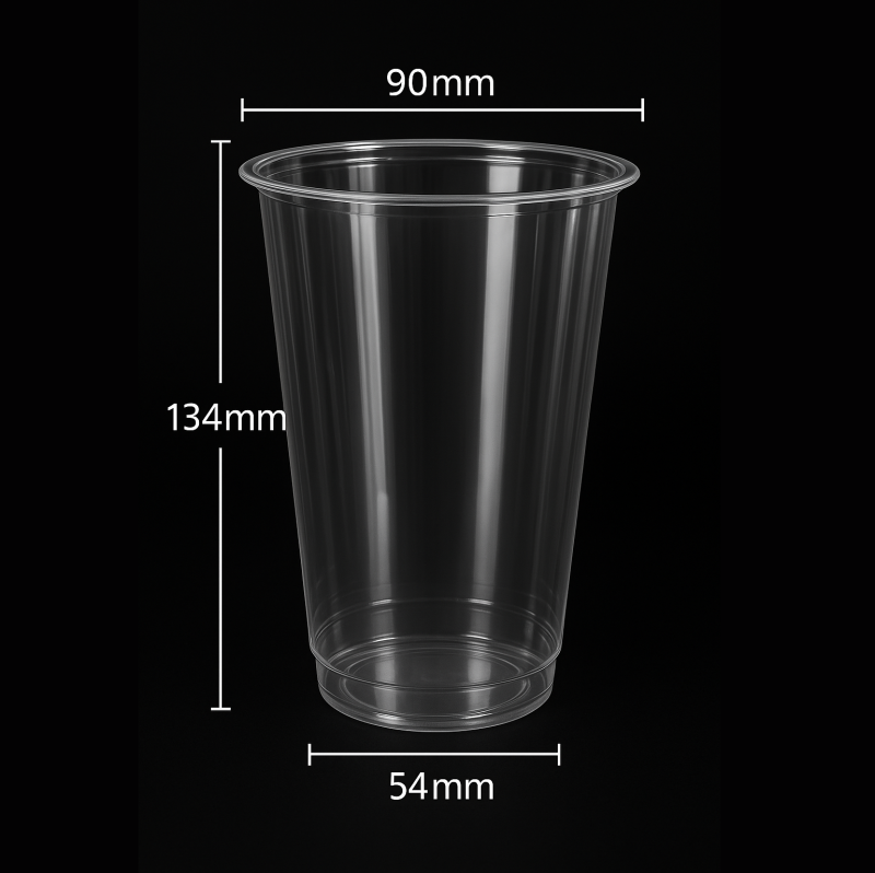 Стакан Bubble Cup 500 мл, мягкий, ПП, глянцевый (плоское дно) · Формат: Коробка 1000 шт
