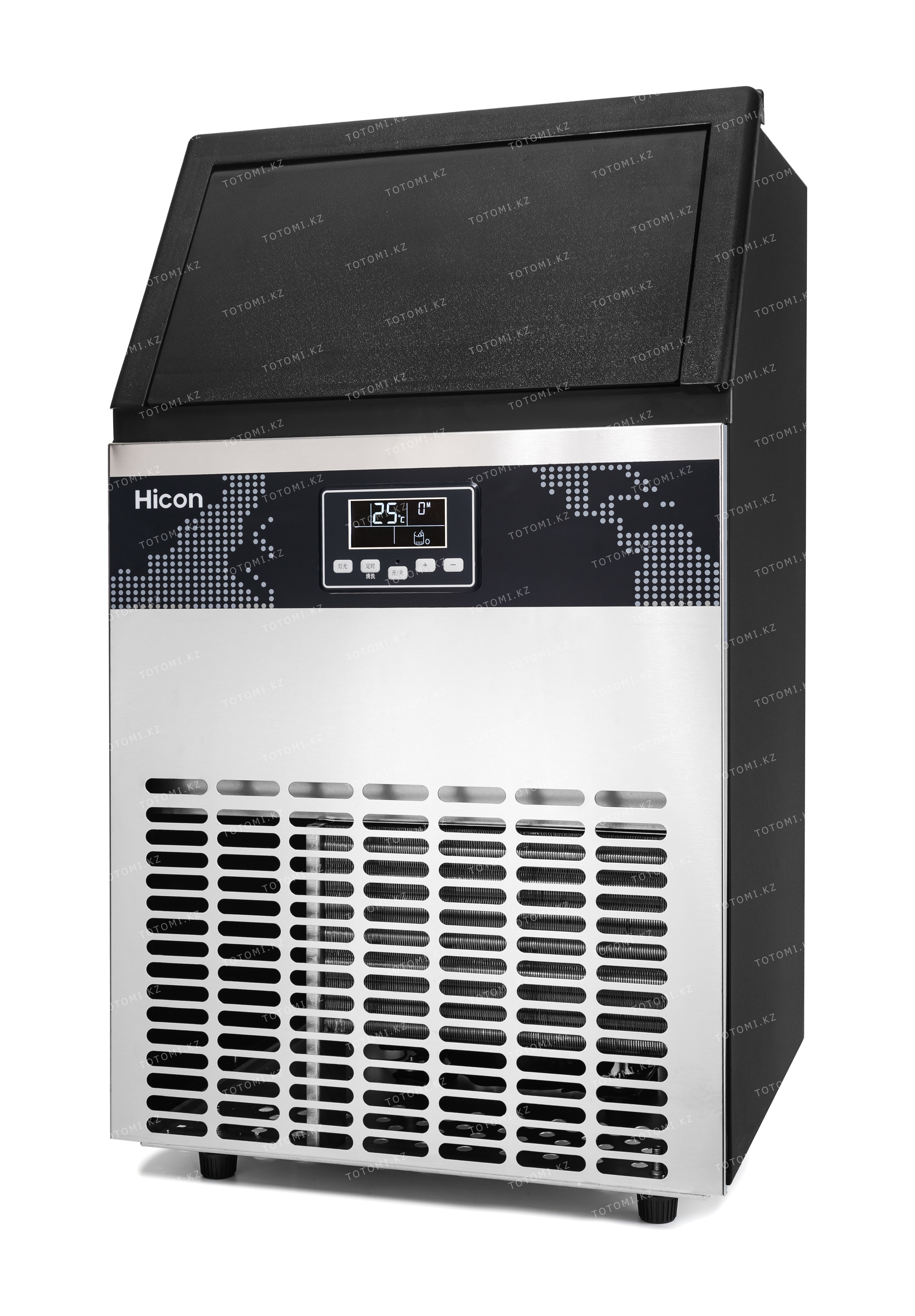 Промышленный льдогенератор Hicon HZB-100FAB 110 кг/сутки 78 кубиков за 1 цикл